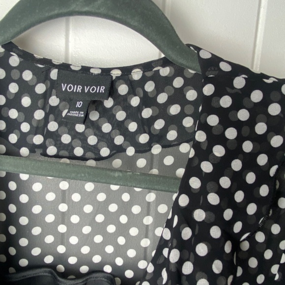 Black polka dot dress - Picture 3 of 3